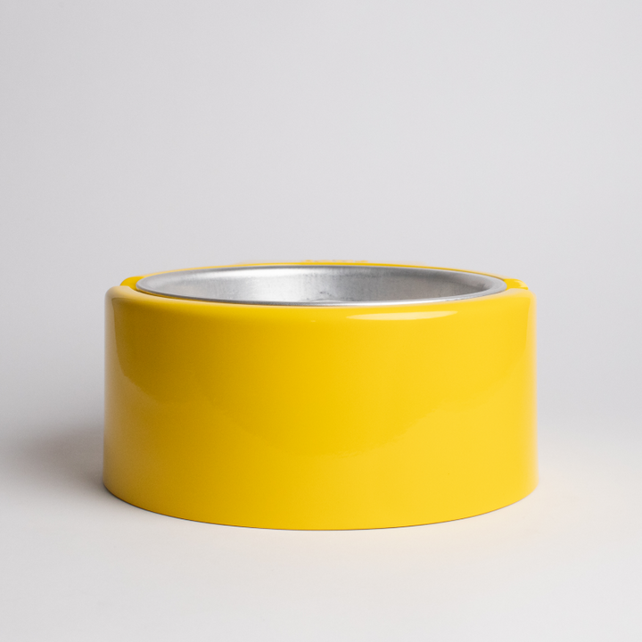 yellow cool bowl from front view